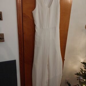 Banana Republic Elegant White Jumpsuit